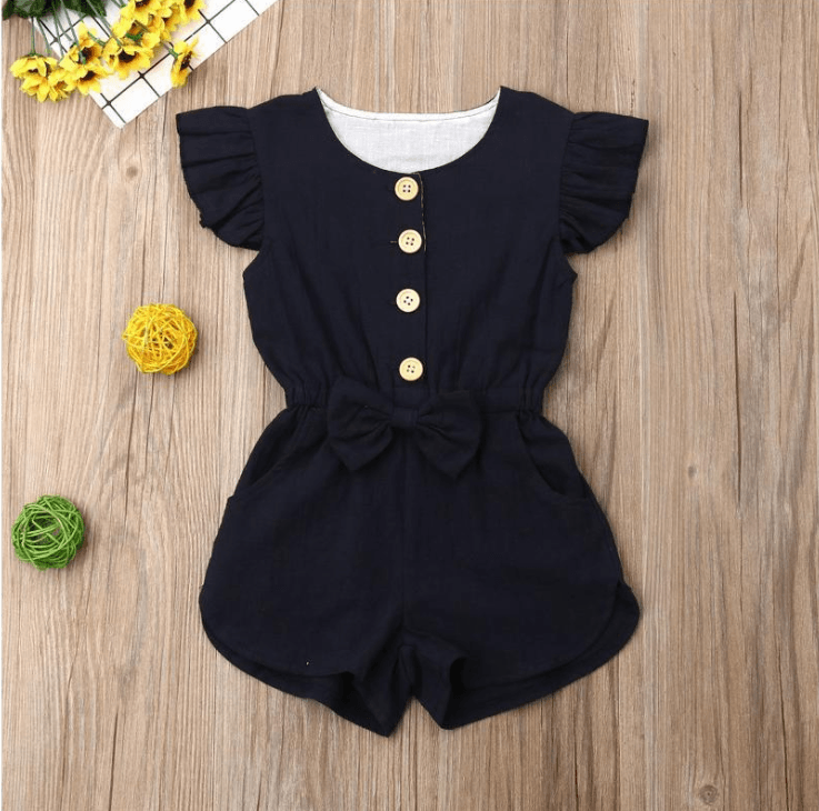 Toddler Girl Clothes Kids Baby Girls Summer Ruffles Sleeve - Amazitshop