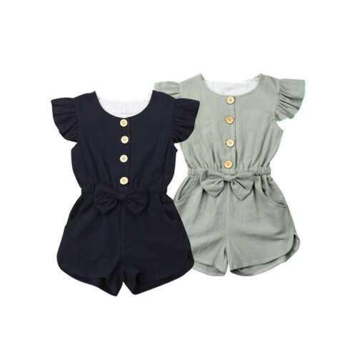 Toddler Girl Clothes Kids Baby Girls Summer Ruffles Sleeve - Amazitshop