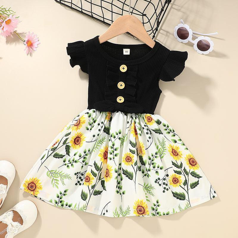 Toddler Kids Baby Girls Clothes Summer Girls Dress - Amazitshop