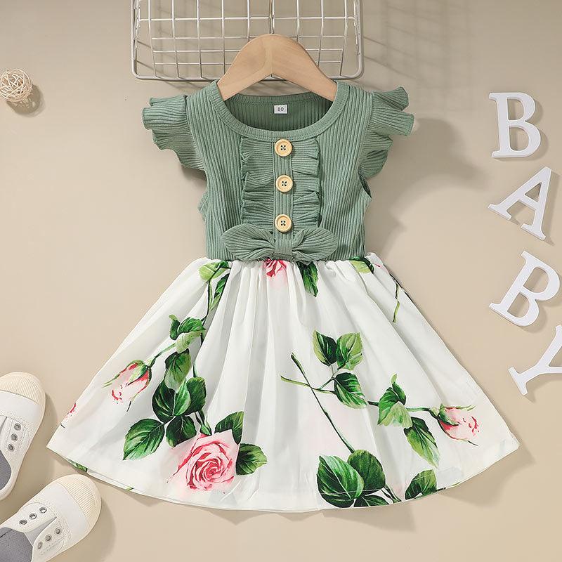 Toddler Kids Baby Girls Clothes Summer Girls Dress - Amazitshop
