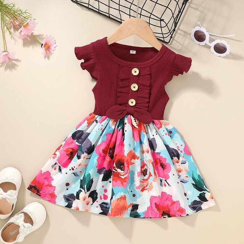 Toddler Kids Baby Girls Clothes Summer Girls Dress - Amazitshop