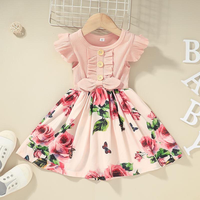 Toddler Kids Baby Girls Clothes Summer Girls Dress - Amazitshop