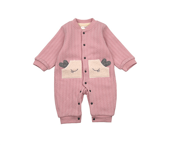 Toddler Outing Clothes Autumn And Winter Warm Baby Romper - Amazitshop