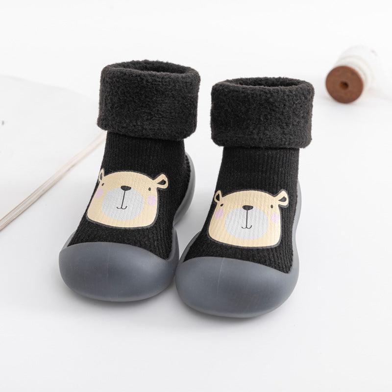 Toddler Shoes Baby Socks Children Non - slip Soft - soled No Heel - Amazitshop