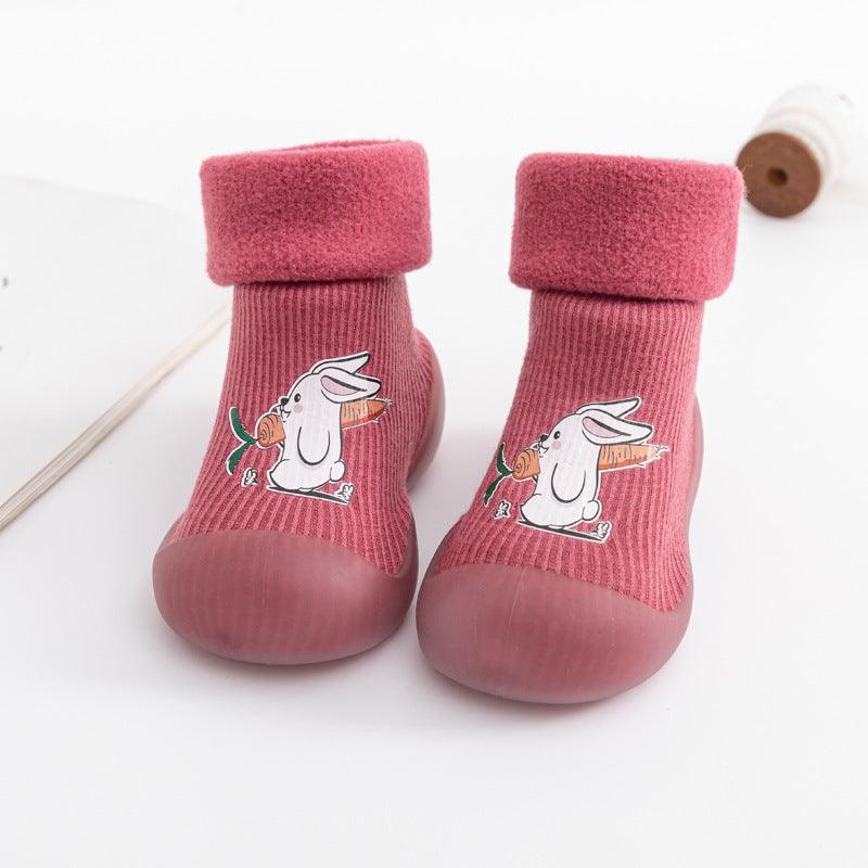 Toddler Shoes Baby Socks Children Non - slip Soft - soled No Heel - Amazitshop