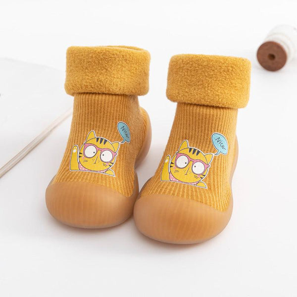 Toddler Shoes Baby Socks Children Non - slip Soft - soled No Heel - Amazitshop