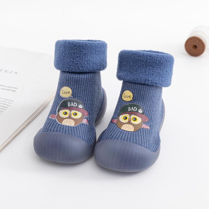Toddler Shoes Baby Socks Children Non - slip Soft - soled No Heel - Amazitshop