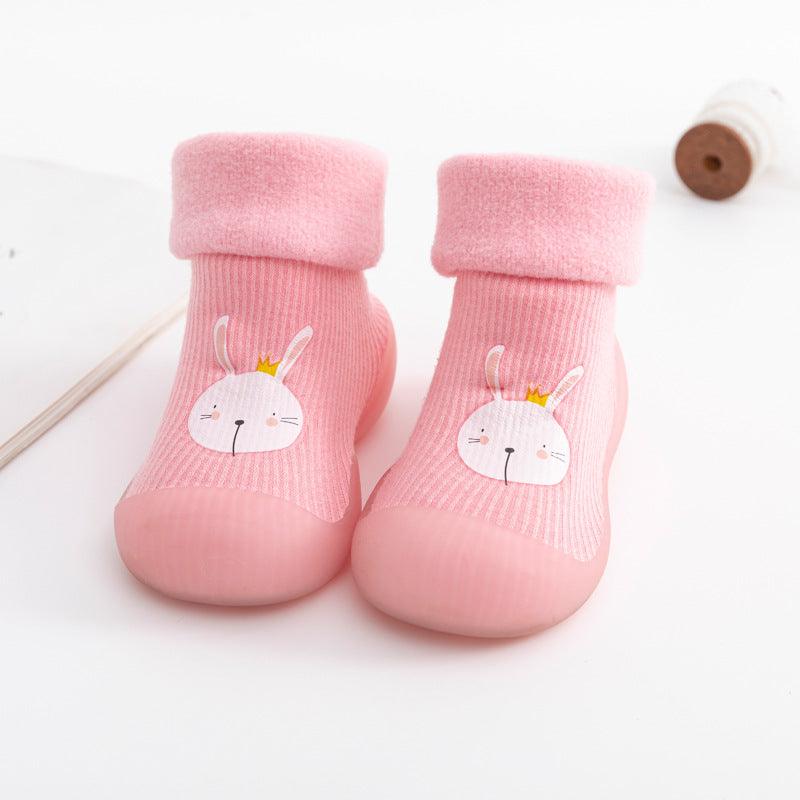 Toddler Shoes Baby Socks Children Non - slip Soft - soled No Heel - Amazitshop