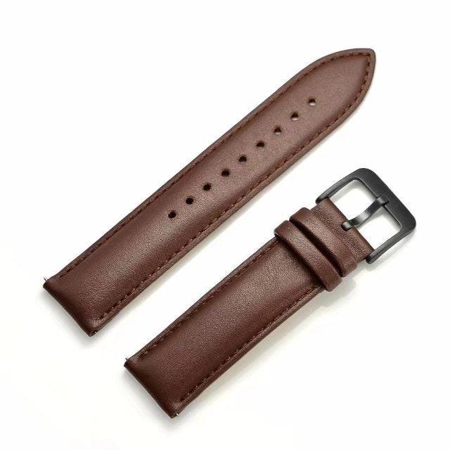 Top Layer Cowhide Plain Weave Texture Anti - sweat And Odor - resistant Leather Strap - Amazitshop