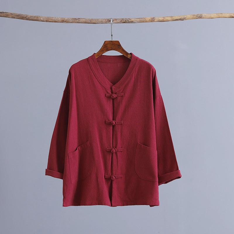 Traditional chinese blouse shirt tops for women - Amazitshop