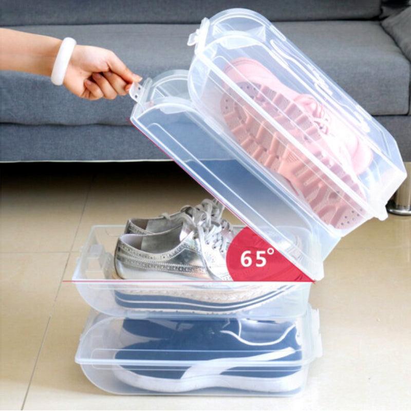 Transparent Drawer Wardrobe Shoe Storage Box - Amazitshop