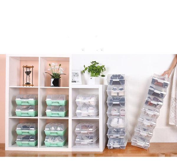 Transparent Drawer Wardrobe Shoe Storage Box - Amazitshop