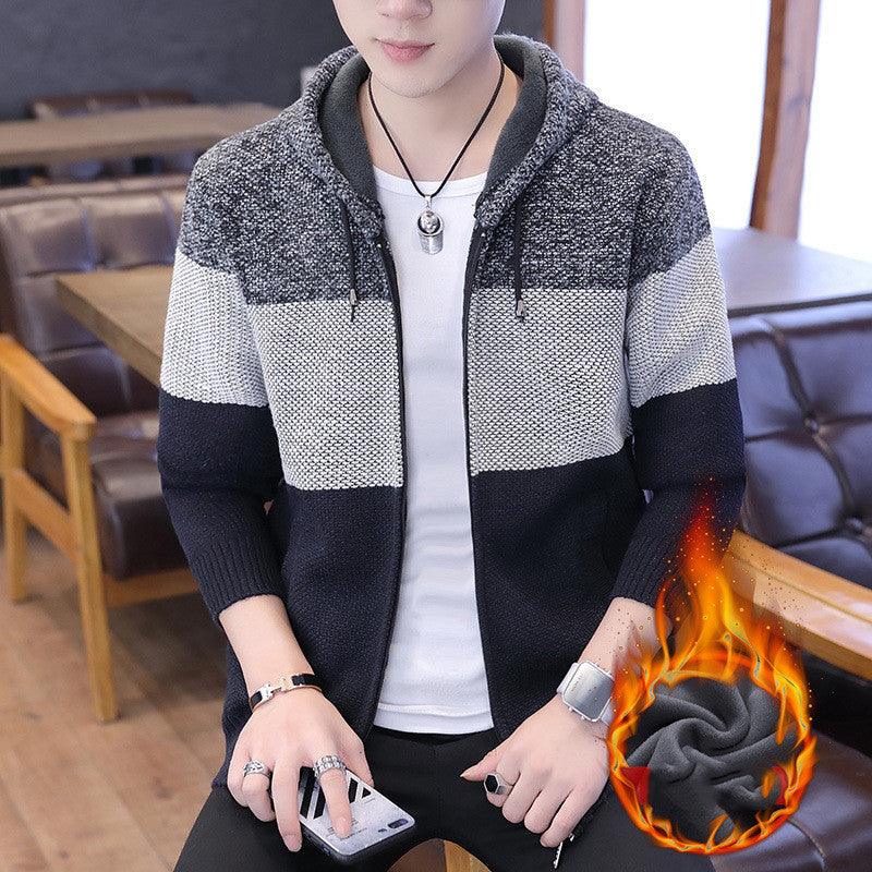 Trendy Autumn And Winter Jackets Plus Velvet Thickened Jacket Tops - Amazitshop