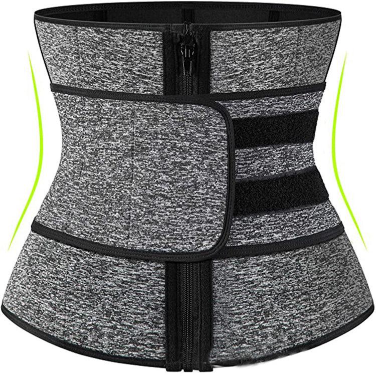 Tummy Sweat Shapewear Bodysuits Women Waist Trainer Slimming 2 - 3 Belts Workout Shaper Corset - Amazitshop