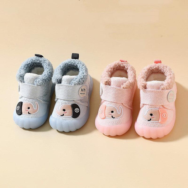 Two Cotton Toddler Shoes Winter Warm Cotton Shoes Women - Amazitshop