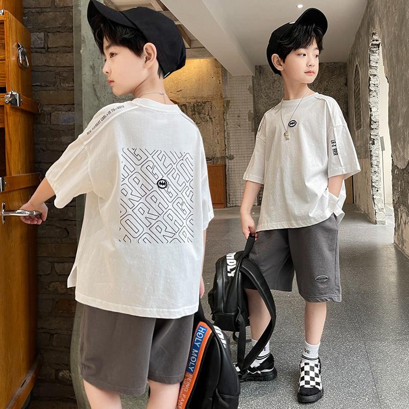 Two - piece Suit For Kids, Handsome And Fashionable, Big Kids - Amazitshop