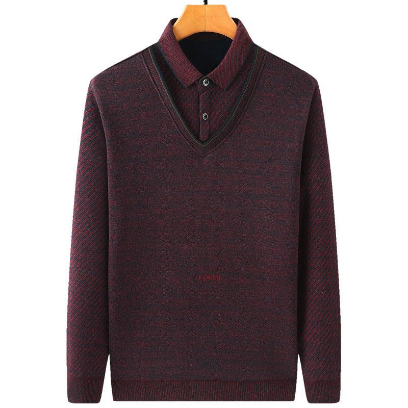 Two Sweaters In Fleece And Thick Style - Amazitshop