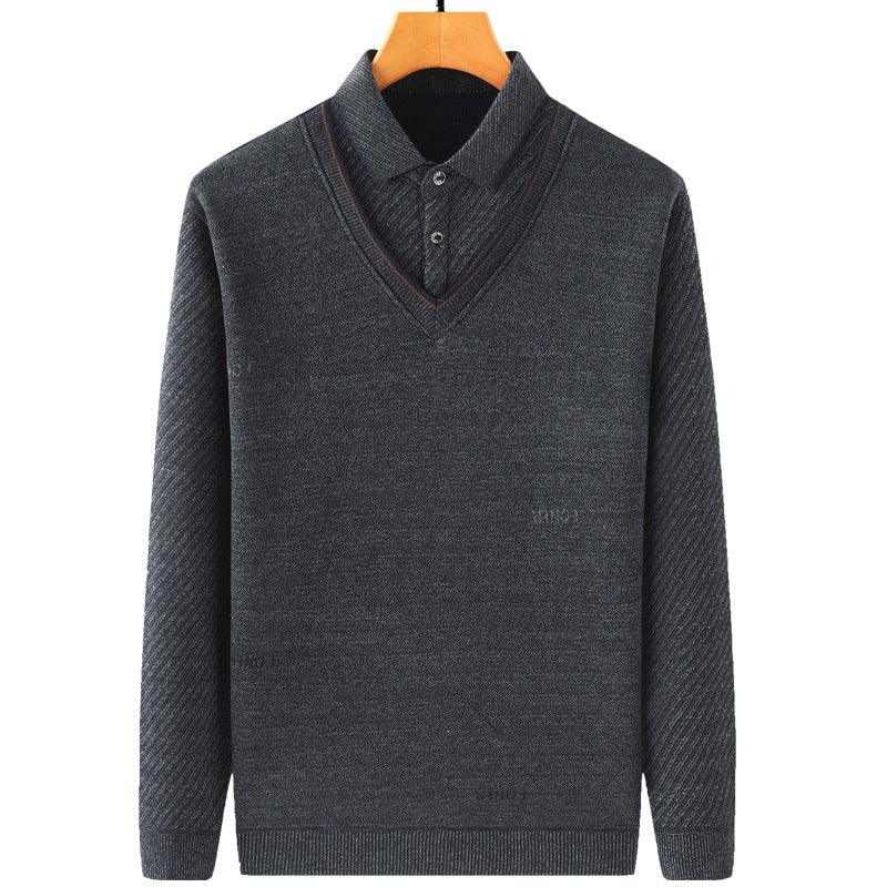 Two Sweaters In Fleece And Thick Style - Amazitshop