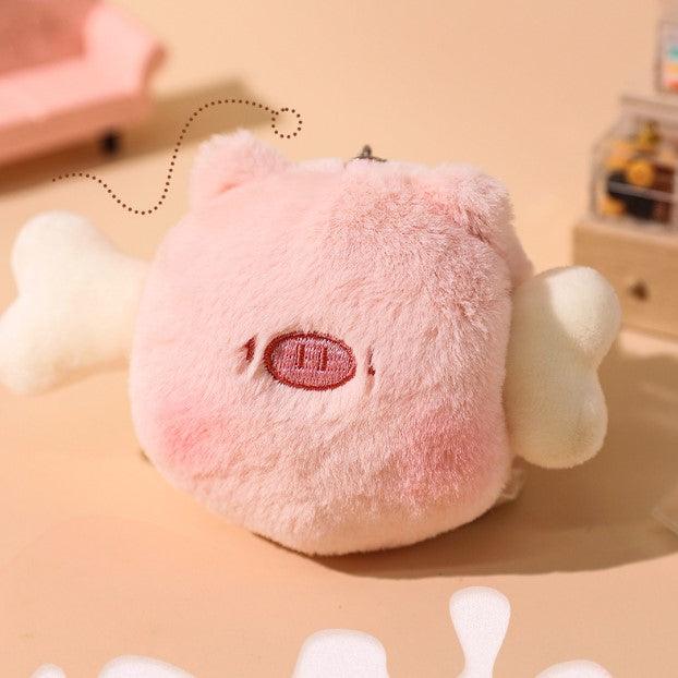 Undercooked Pig With Clumps Of Pendant Keychain Bags - Amazitshop
