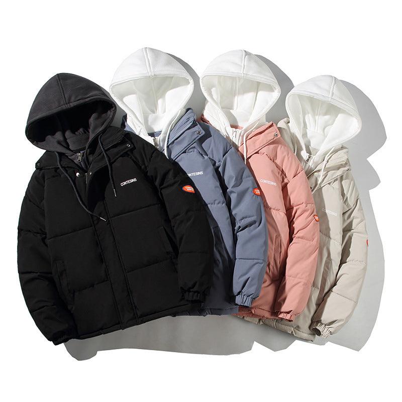 Unisex Casual Solid Color Men Winter Hood - Amazitshop
