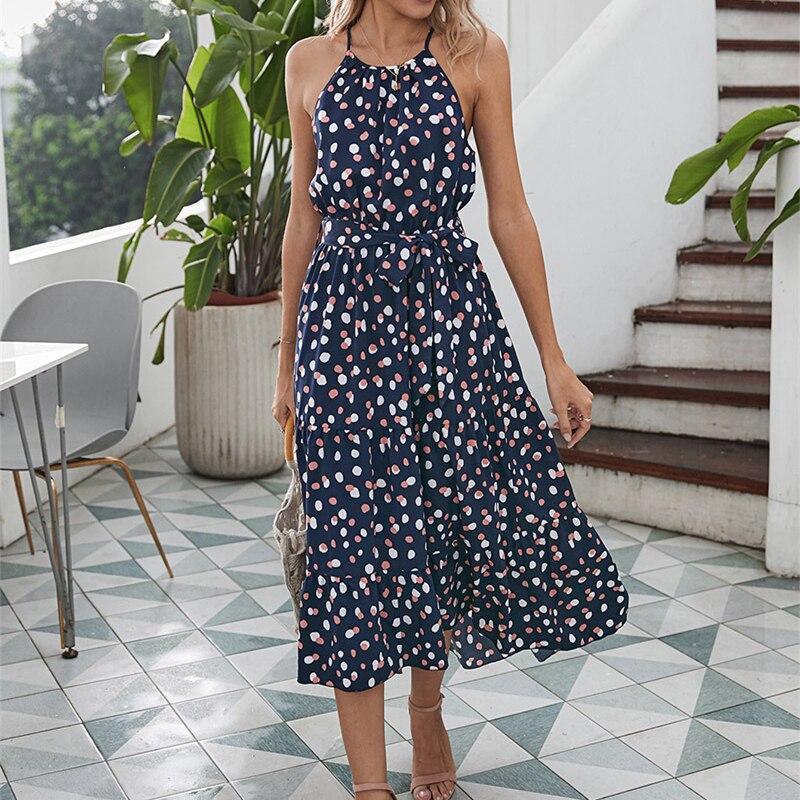 Vacation style big dress - Amazitshop