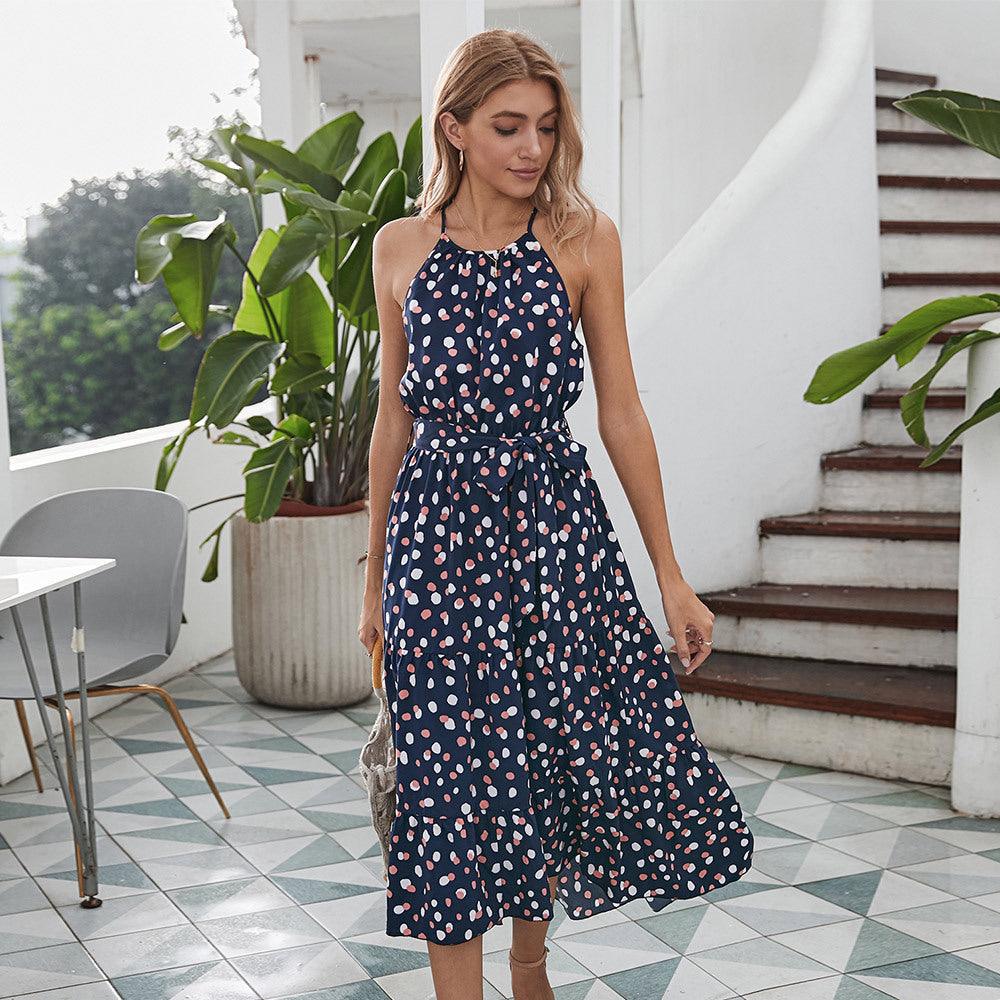 Vacation style big dress - Amazitshop