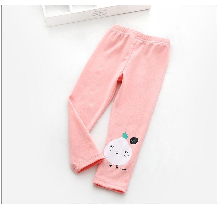 Vegetable print trousers - Amazitshop