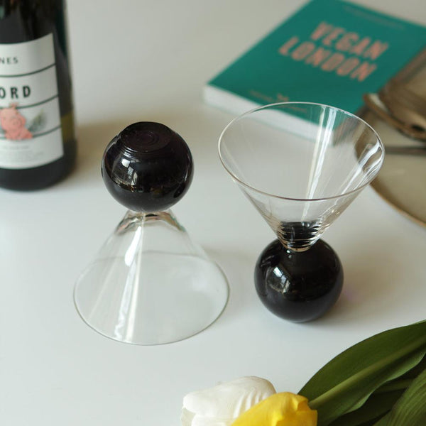 Violet Ball Crystal Glass Drink Glass - Amazitshop