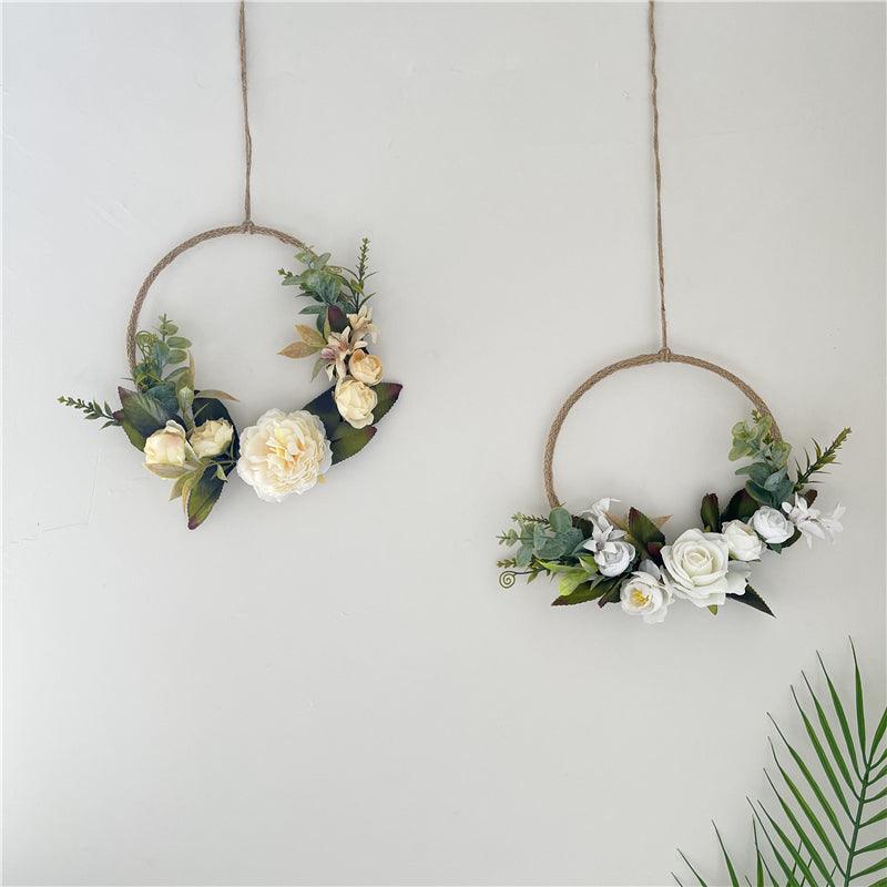 Wall Decor Room Wall Hanging Rose Garland - Amazitshop