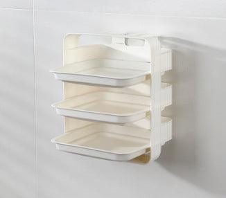 Wall - Mounted Non - Perforating Multilayer Shelving - Amazitshop