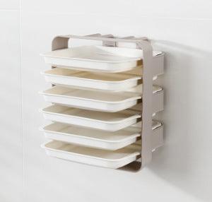 Wall - Mounted Non - Perforating Multilayer Shelving - Amazitshop