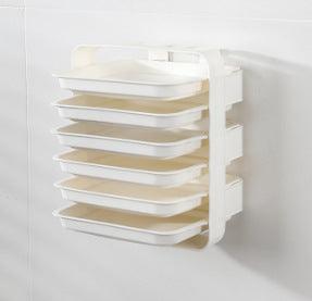 Wall - Mounted Non - Perforating Multilayer Shelving - Amazitshop