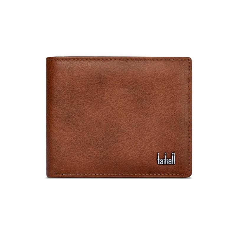 Wallet Men\'s Short Business Classic Multi Card Wallet Leather Cross Border Men\'s Wallet - Amazitshop