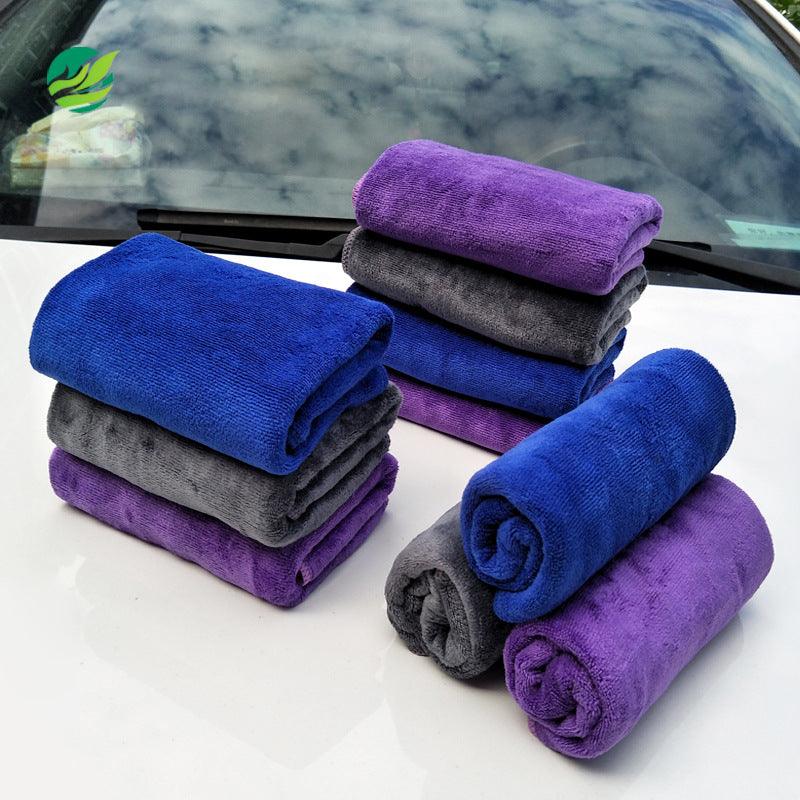 Water Absorbing Dry Hair Buffing Car Wash Thickened Microfiber Rag - Amazitshop