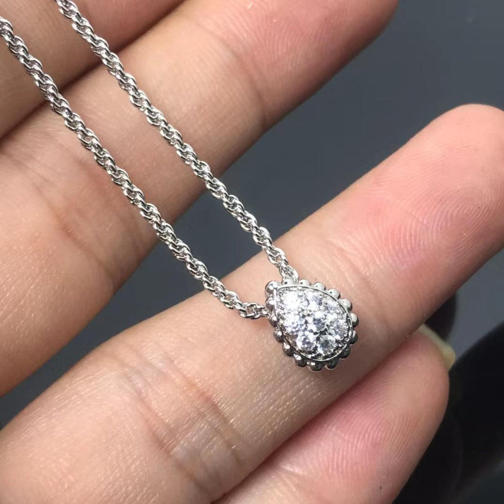 Water Drop Necklace Couple Fashion Personality Pendant - Amazitshop