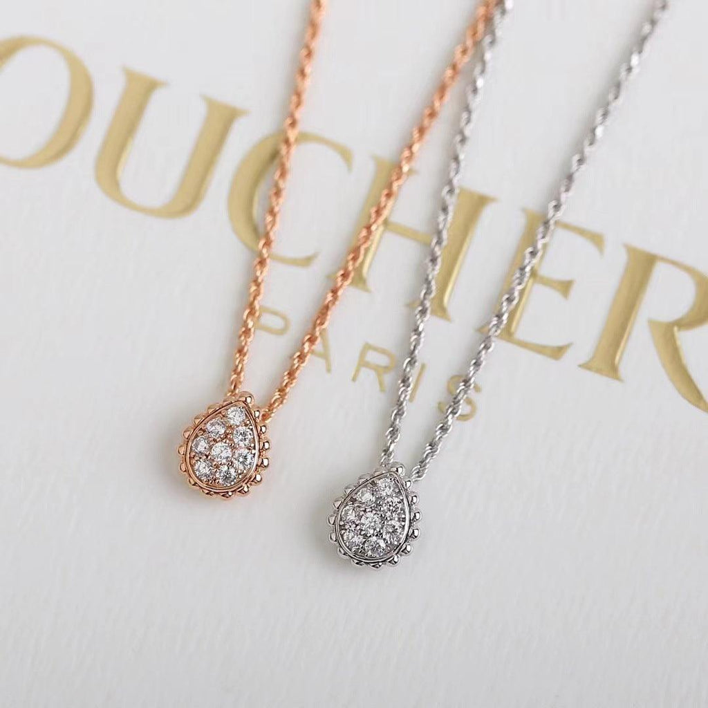 Water Drop Necklace Couple Fashion Personality Pendant - Amazitshop