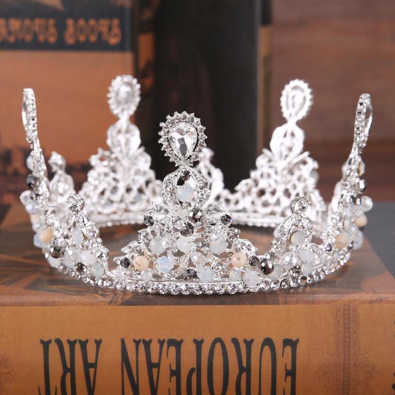 Wedding Accessories Rhinestone Alloy Retro Headband Wedding Jewelry Crown - Amazitshop