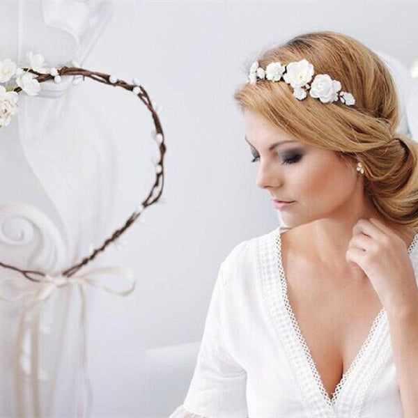 Wedding Bride Hair Accessories Headband - Amazitshop