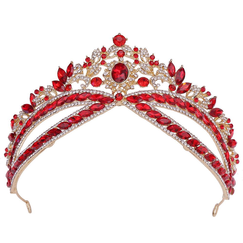 Wedding Crown Headdress Bridal Rhinestone Wedding Style Crown Accessories - Amazitshop