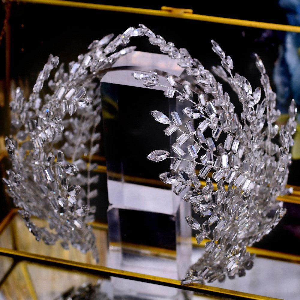 Wedding Dress Accessories Rhinestone Headband Styling Hair Accessories - Amazitshop