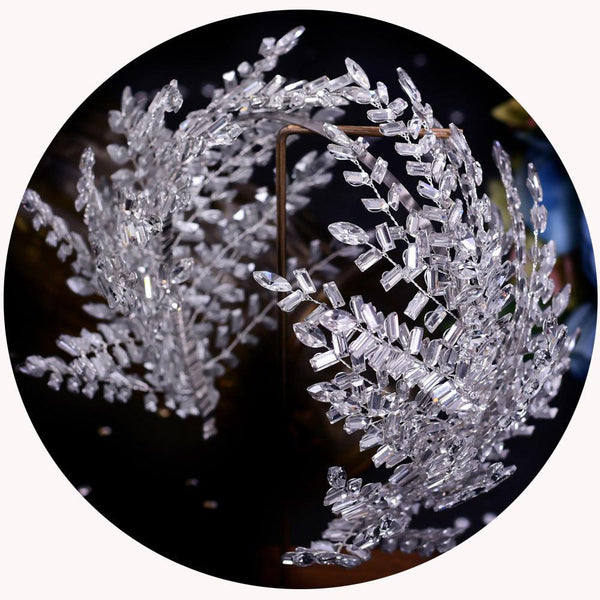 Wedding Dress Accessories Rhinestone Headband Styling Hair Accessories - Amazitshop