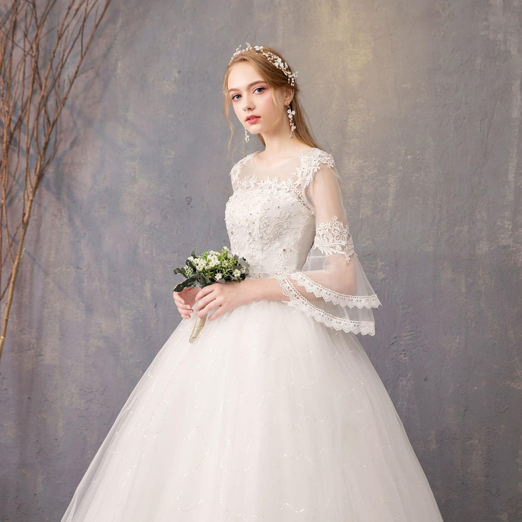 Wedding Dress Bridal Ball Gown Dress - Amazitshop