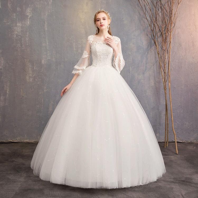 Wedding Dress Bridal Ball Gown Dress - Amazitshop