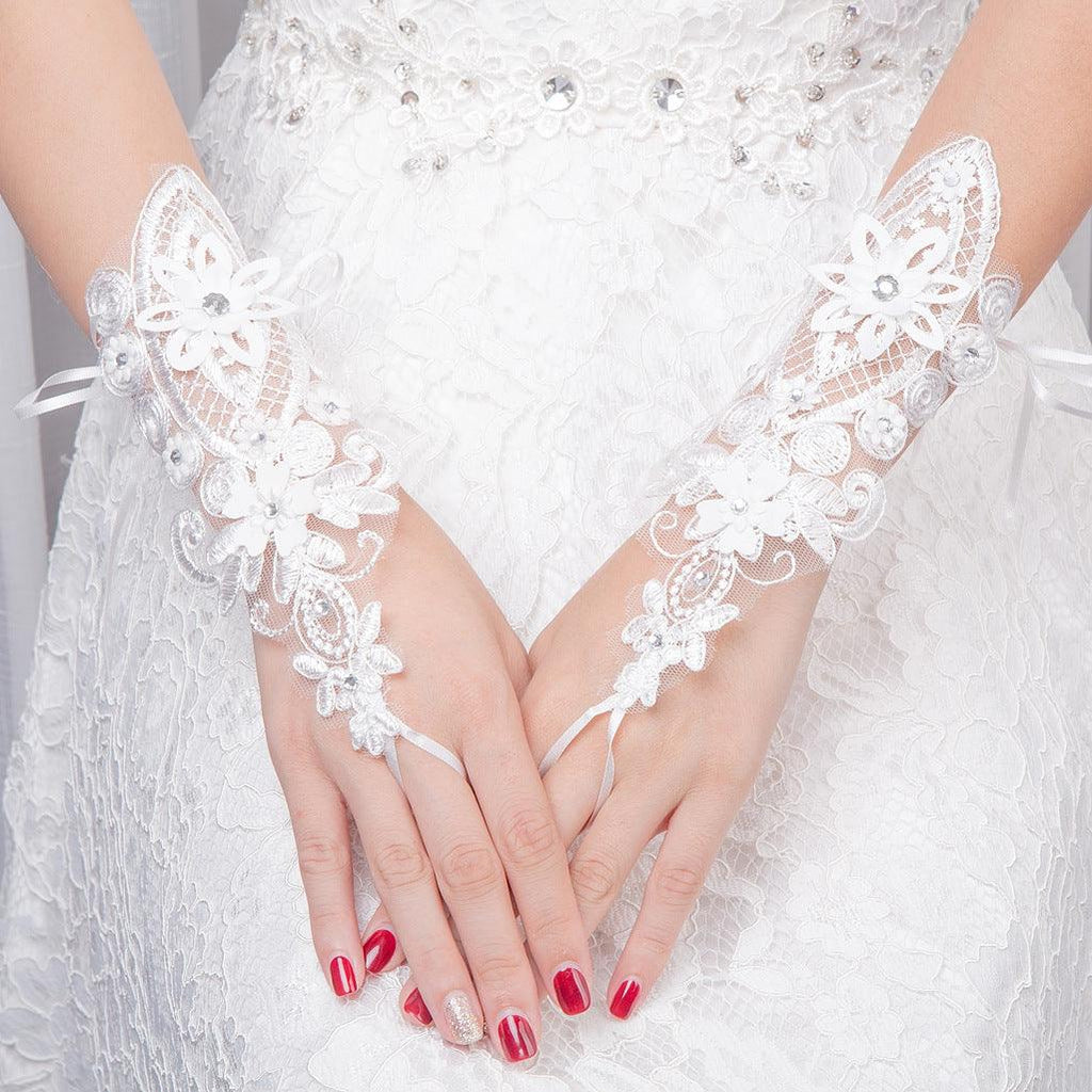 Wedding Shop Bridal Gloves Accessories Lace - Amazitshop