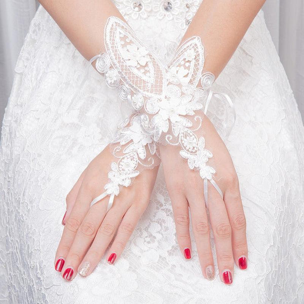 Wedding Shop Bridal Gloves Accessories Lace - Amazitshop