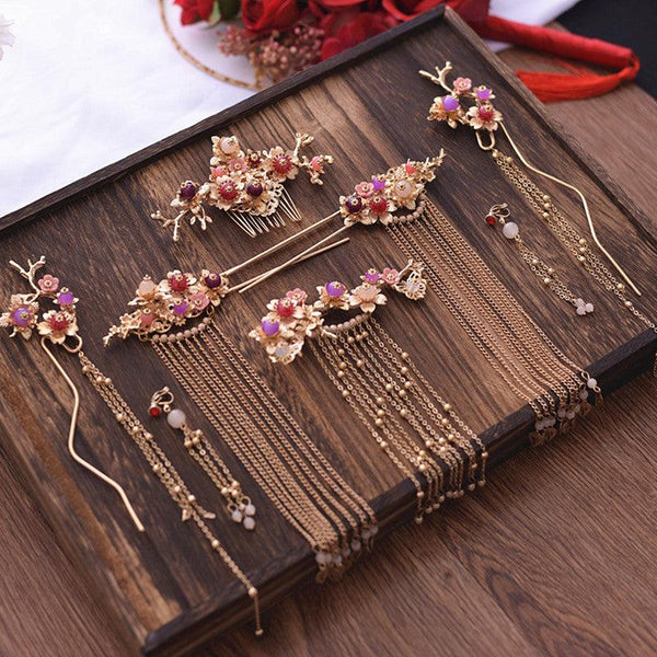 Wedding Xiuhe headdress accessories - Amazitshop