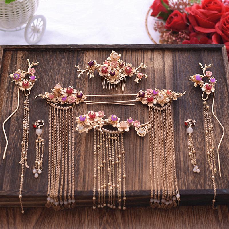 Wedding Xiuhe headdress accessories - Amazitshop