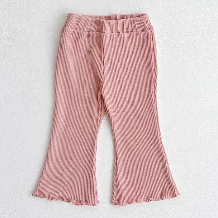 Western Style Bell - bottom Pants Baby Girl Fungus - Amazitshop