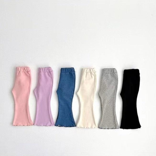 Western Style Bell - bottom Pants Baby Girl Fungus - Amazitshop