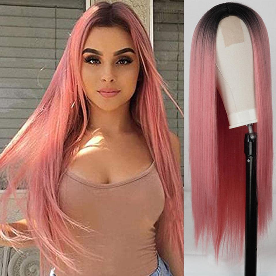 Wigs Fade Into Long Straight Hair - Amazitshop